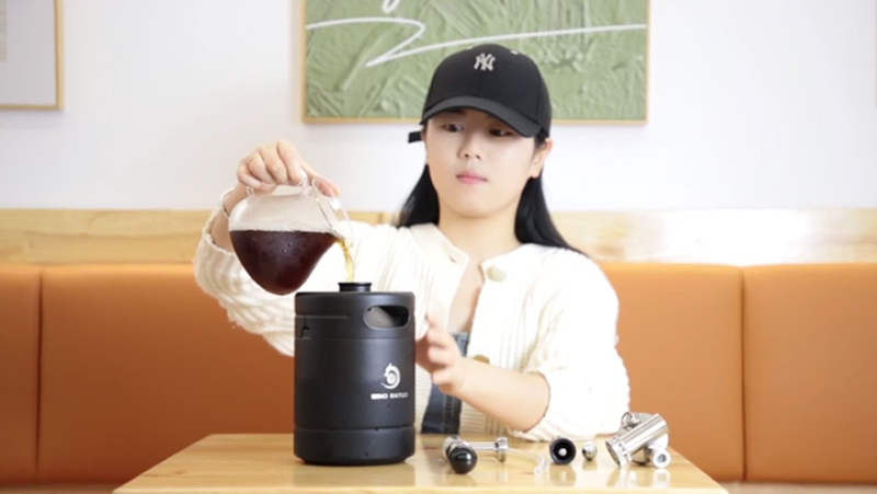 Cafetera Nitro Cold Brew de 2L