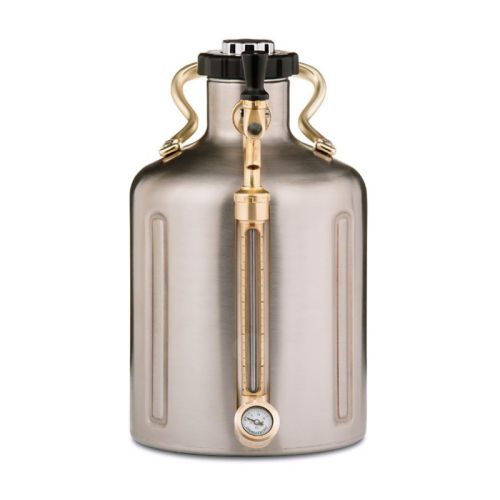 Growler Isotérmico de Doble Pared de 3.8L con Regulador de CO₂