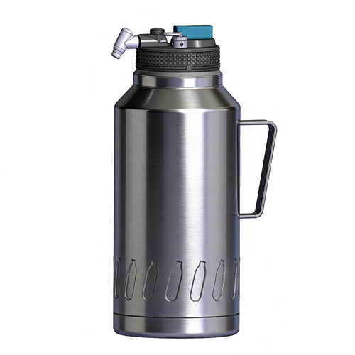 Botella de vacío para bebidas de acero inoxidable 304 de 1650ml, 3 en 1